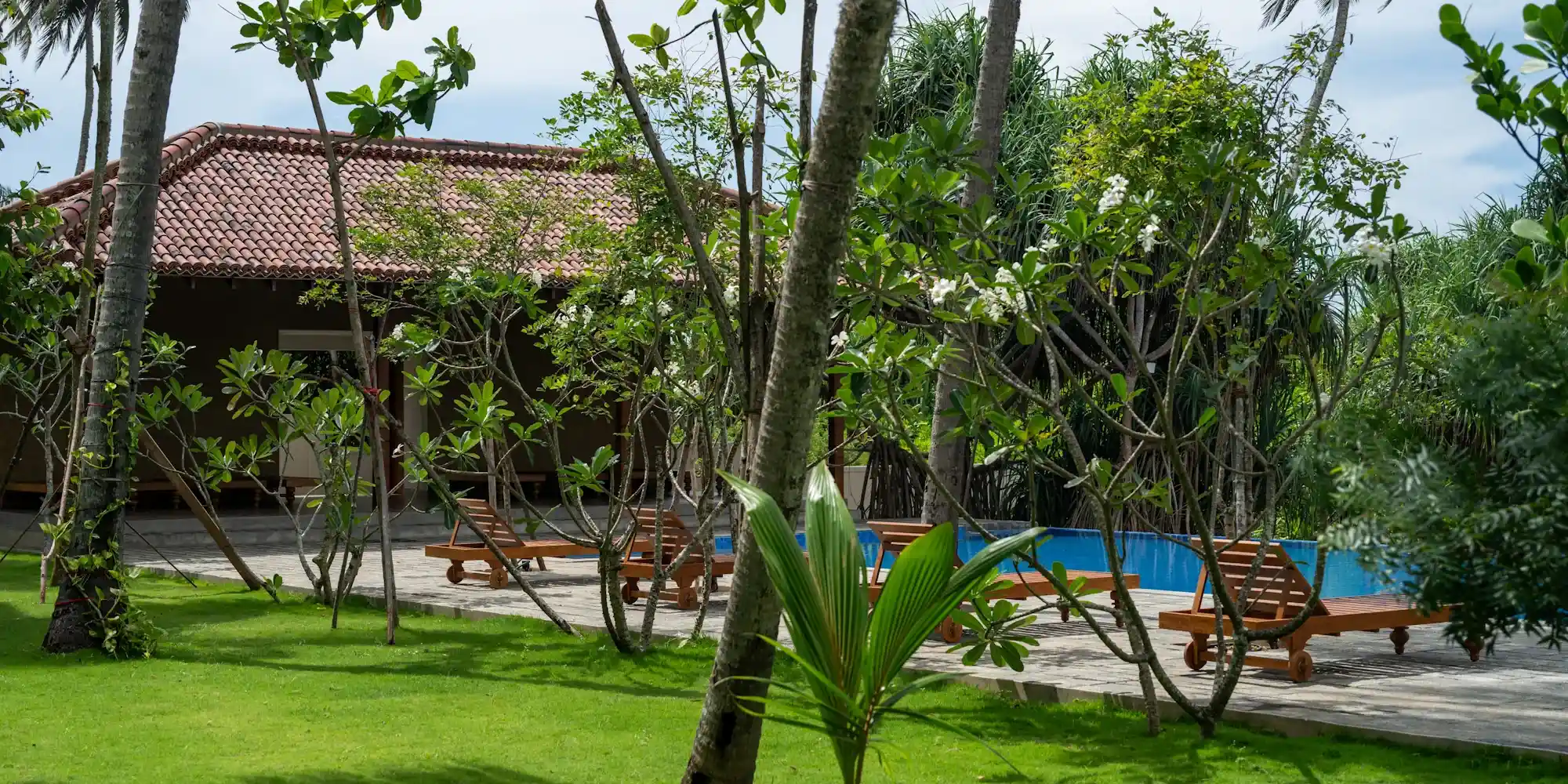 Pool im Surya Lanka Rekawa Ayurveda Pool im Surya Lanka Rekawa Ayurveda